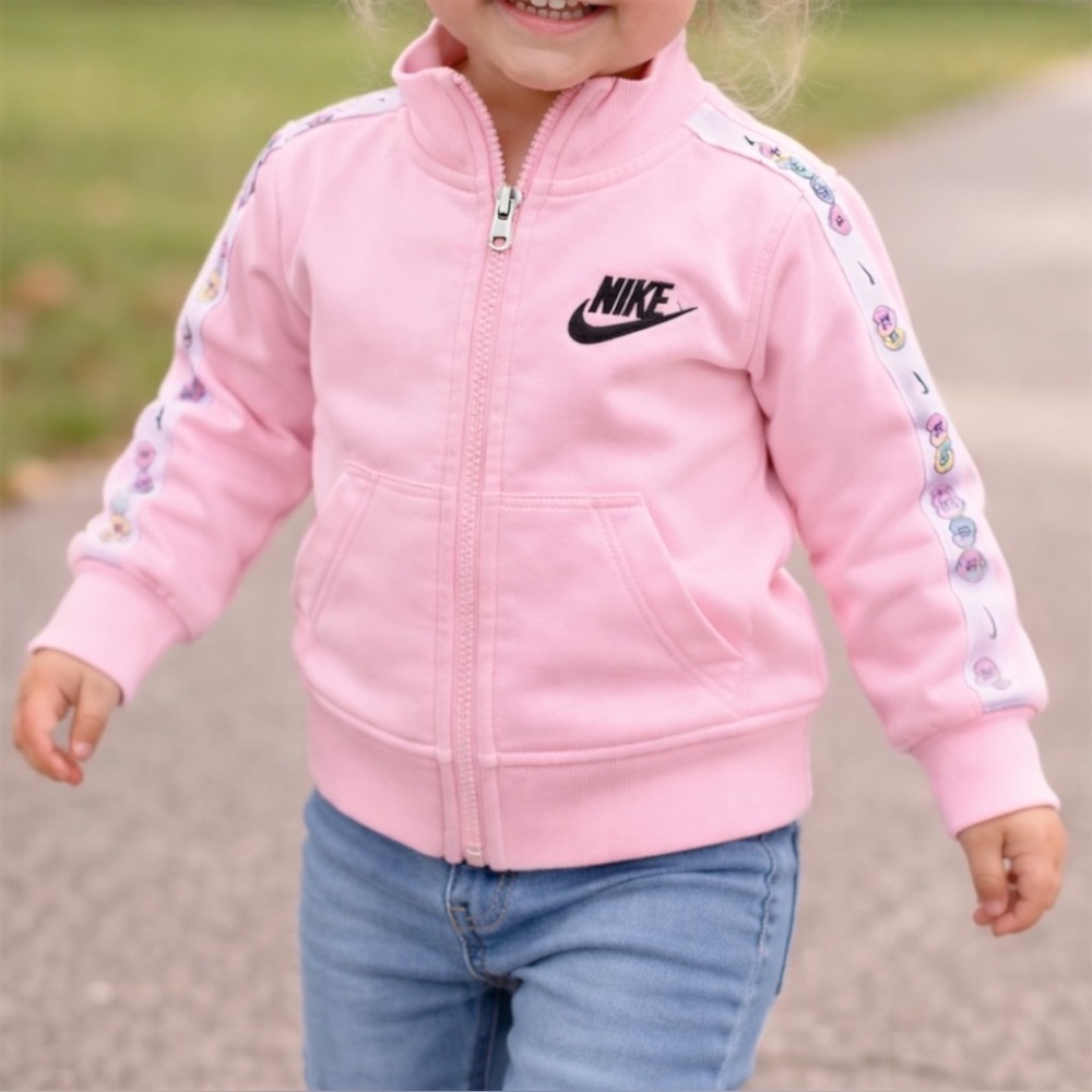 Nike Toddler Girls Zip Up Jacket Pink Size 2T - Picture 1 of 7
